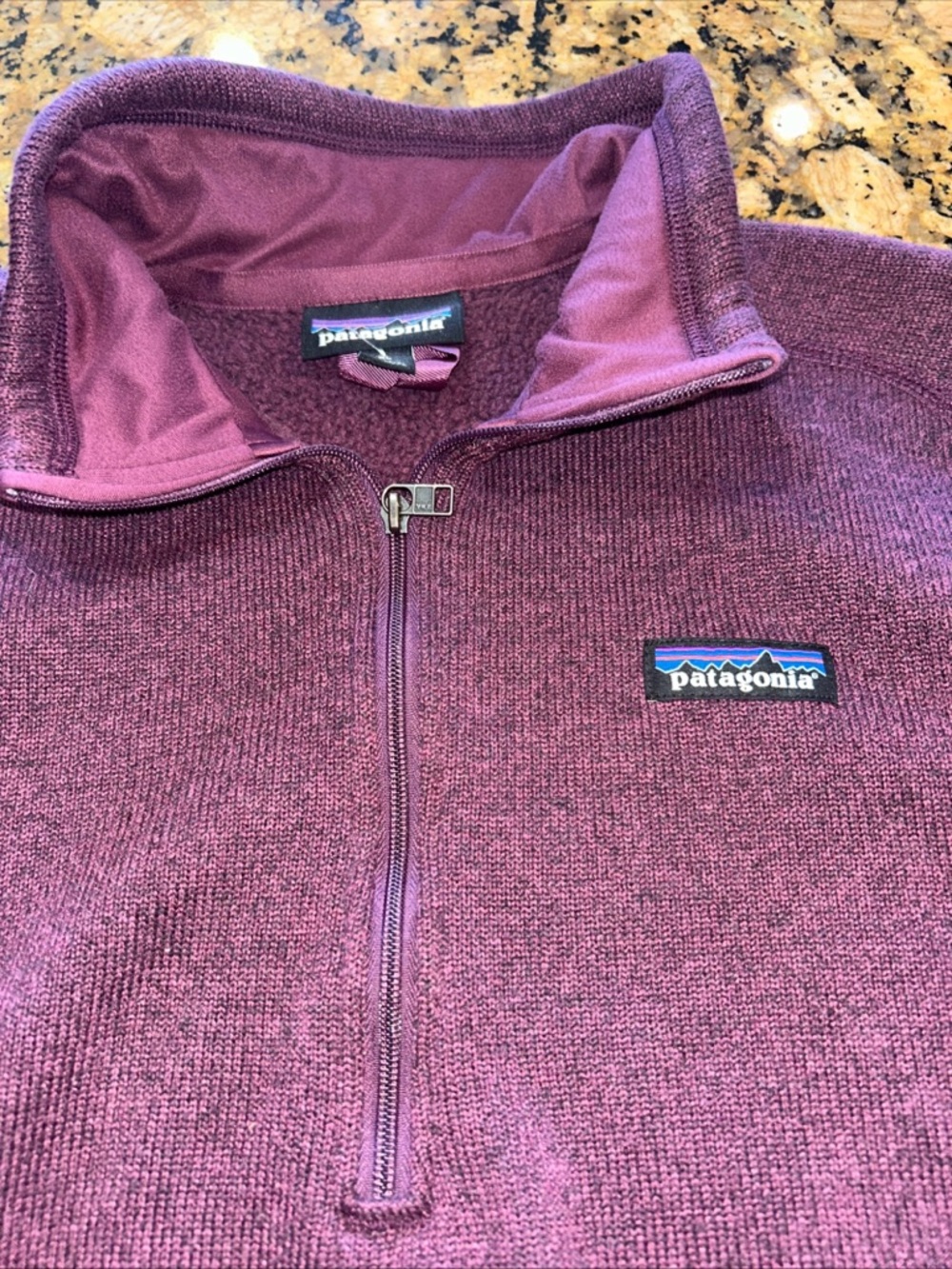 Patagonia Plum Quarter-Zip Pullover